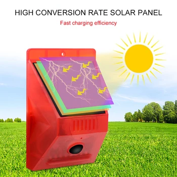 Solar Alarm Light Wireless IP65 Motion Sensor Outdoor Garden Security Lamp For Safety Home Factory Garden Smart Alarm Light
Solar Alarm Light Wireless IP65 Motion Sensor Outdoor Garden Security Lamp For Safety Home Factory Garden Smart Alarm Light