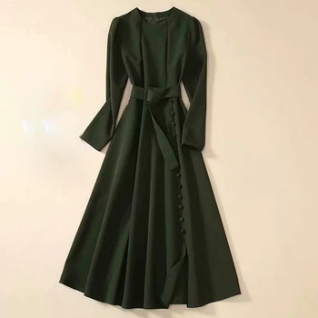 HIGH QUALITY New Fashion 2020 Designer Dress Women's Long Sleeve Brief Elegant Midi Dress
HIGH QUALITY New Fashion 2020 Designer Dress Women's Long Sleeve Brief Elegant Midi Dress