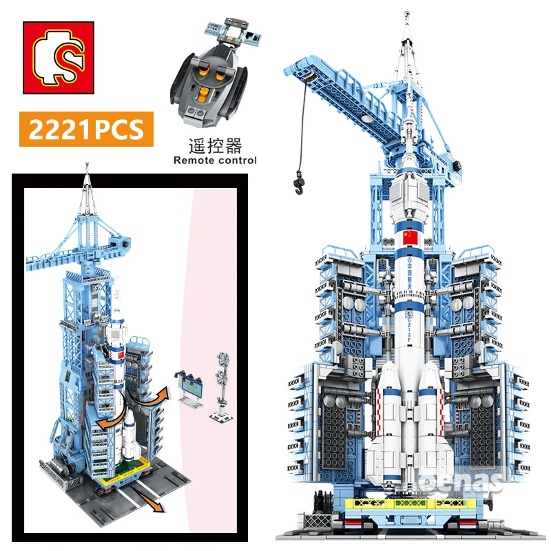 SEMBO 203308 2221pcs Technic Space Flight Building Blocks Remote control manned spacecraft launch base Bricks Toys for Kids
SEMBO 203308 2221pcs Technic Space Flight Building Blocks Remote control manned spacecraft launch base Bricks Toys for Kids