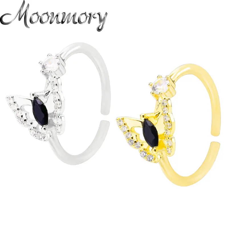 Женское кольцо с бабочкой Moonmory, открытое регулируемое кольцо из серебра 925 пробы, европейская популярная бижутерия в виде животных, подарок для друзей
Женское кольцо с бабочкой Moonmory, открытое регулируемое кольцо из серебра 925 пробы, европейская популярная бижутерия в виде животных, подарок для друзей