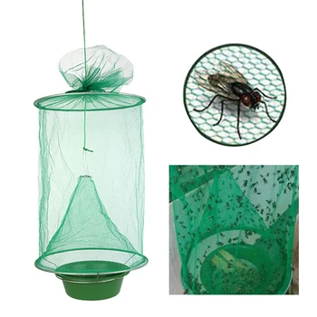 Reusable Hanging Fly Catcher Killer Flies Flytrap Pest Zapper Cage Net Trap Pest Control Garden Tools Fly Trapper Wasp Trap H
Reusable Hanging Fly Catcher Killer Flies Flytrap Pest Zapper Cage Net Trap Pest Control Garden Tools Fly Trapper Wasp Trap H