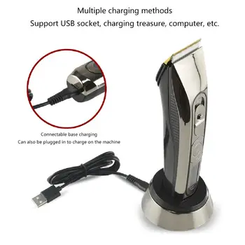 Ceramic Titanium Alloy Blade Hair Trimmer Clipper USB Rechargeable Electric Razor Beard Shaver with LCD Digital Display A6HB
Ceramic Titanium Alloy Blade Hair Trimmer Clipper USB Rechargeable Electric Razor Beard Shaver with LCD Digital Display A6HB