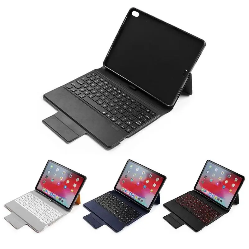 Bluetooth 4.0 Keyboard Case Backlight Leather Top Flip Wireless Tablet Keypad Stand Cover for iPad Pro 11 inch 2018 Dropshipping 
Bluetooth 4.0 Keyboard Case Backlight Leather Top Flip Wireless Tablet Keypad Stand Cover for iPad Pro 11 inch 2018 Dropshipping