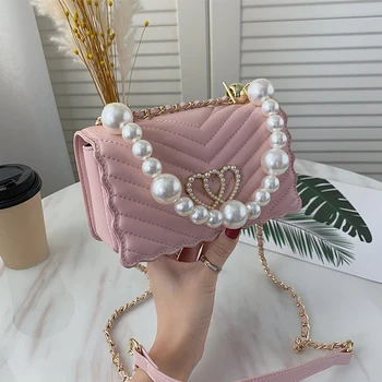 Net Red Popular Mini Bag Women's Bag 2020 New Style Fashion Pearl Portable Shoulder Bag All-match Messenger Square Sling Bag
Net Red Popular Mini Bag Women's Bag 2020 New Style Fashion Pearl Portable Shoulder Bag All-match Messenger Square Sling Bag