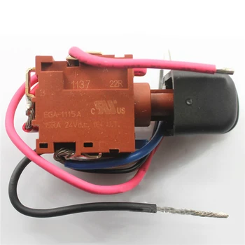 Electric Drill Power Trigger Switch EGA-1115A 15RA 24V DC Original for DEFOND Electric Drill Repair Parts Used
Electric Drill Power Trigger Switch EGA-1115A 15RA 24V DC Original for DEFOND Electric Drill Repair Parts Used
