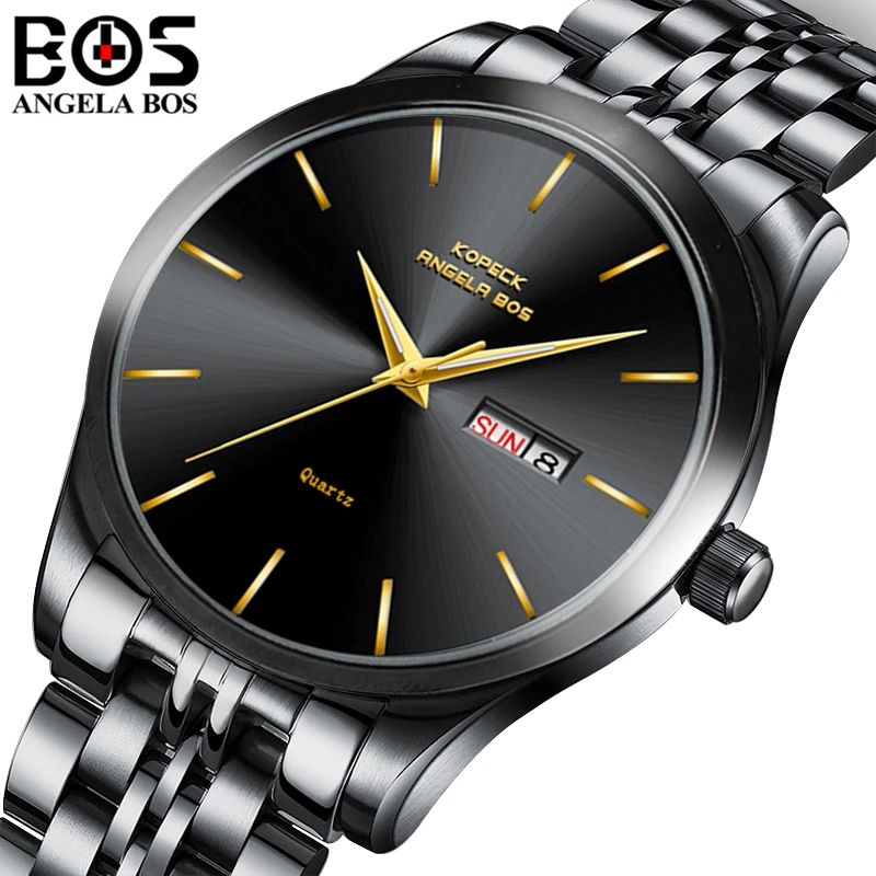 Relogio Masculino ANGELA BOS Mens Watches Top Brand Luxury Business Quartz Wrist Watch Week Date Display Clock Saat Reloj Hombre
Relogio Masculino ANGELA BOS Mens Watches Top Brand Luxury Business Quartz Wrist Watch Week Date Display Clock Saat Reloj Hombre