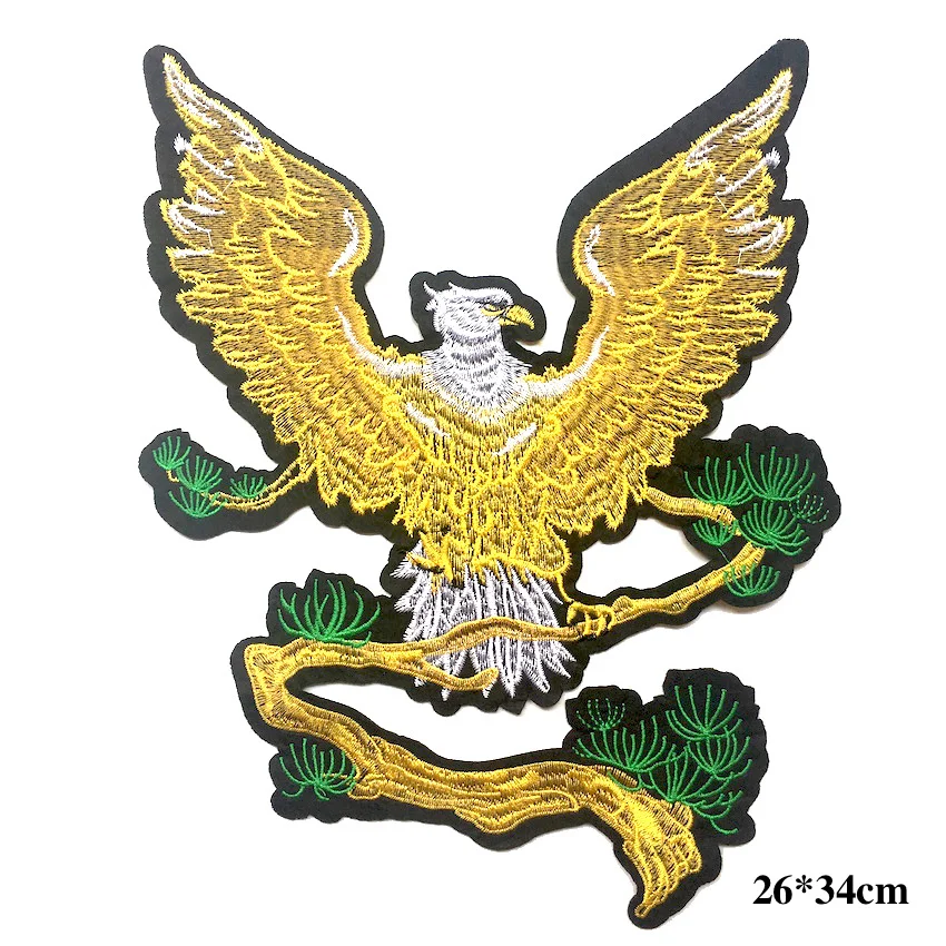 1Pcs Big Yellow Eagle on Tree Patches Embroidered Sew on Applique Decoration Badge For Clothes Bags LSHB703
1Pcs Big Yellow Eagle on Tree Patches Embroidered Sew on Applique Decoration Badge For Clothes Bags LSHB703
