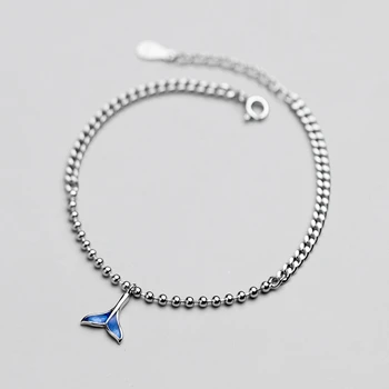 LKO new arrive fashion silver 925 simple Whale tail bracelet for women S925 romantic Sweet bracelet for girls 
LKO new arrive fashion silver 925 simple Whale tail bracelet for women S925 romantic Sweet bracelet for girls