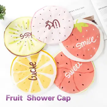 Cute Fruit Elastic Shower Cap Waterproof Bath Hat Cleaning Hat Salon Hair Cover Resuable Shower Caps Unisex Saunas Spa Hair Caps 
Cute Fruit Elastic Shower Cap Waterproof Bath Hat Cleaning Hat Salon Hair Cover Resuable Shower Caps Unisex Saunas Spa Hair Caps