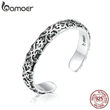 bamoer Vintage European Pattern Adjustable Finger Rings for Women and Men 925 Sterling Silver Punk Style Jewelry SCR657
bamoer Vintage European Pattern Adjustable Finger Rings for Women and Men 925 Sterling Silver Punk Style Jewelry SCR657