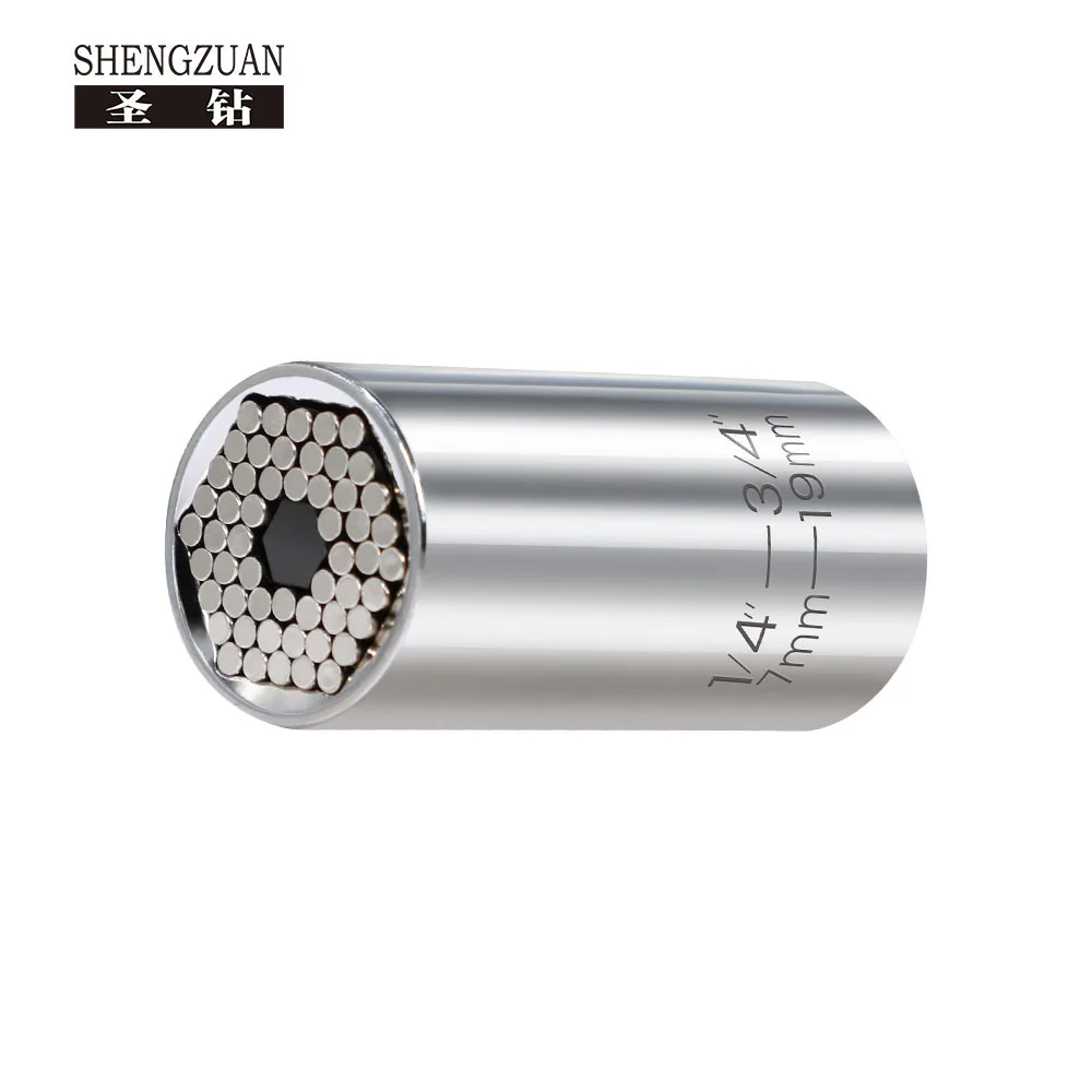 Manual electric universal magic sleeve 7~19mm range of special-shaped screw removal
Manual electric universal magic sleeve 7~19mm range of special-shaped screw removal