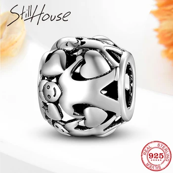 Full of loveFamily happiness 925 Sterling Silver beads charm Fit Original Pandora Charms Bracelets Jewelry DIY
Full of loveFamily happiness 925 Sterling Silver beads charm Fit Original Pandora Charms Bracelets Jewelry DIY