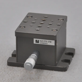 Used Z axis 06VTS-1M optical manual adjustable shelf precision micrometer displacement lift fine adjustment slide aluminum
Used Z axis 06VTS-1M optical manual adjustable shelf precision micrometer displacement lift fine adjustment slide aluminum