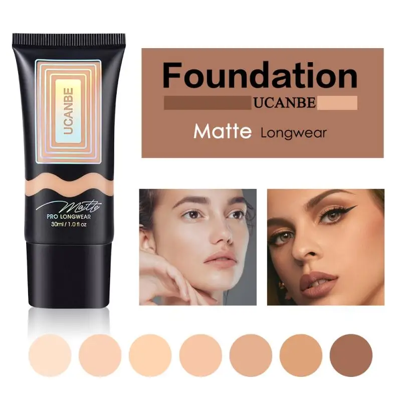 Matte Light Liquid Foundation Base Makeup Oil Control Concealer Isolation Lasting Brightening Complexion Liquid Foundation TSLM1
Matte Light Liquid Foundation Base Makeup Oil Control Concealer Isolation Lasting Brightening Complexion Liquid Foundation TSLM1