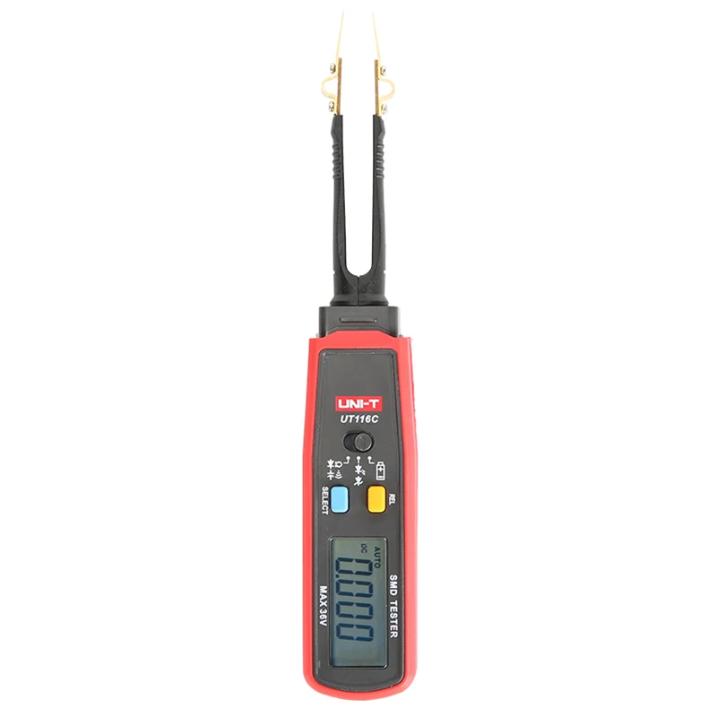 UNI-T UT116C SMD Tester; Resistor / Capacitor / Diode (RCD) Parameter Meter / SMD Digital Multimeter
UNI-T UT116C SMD Tester; Resistor / Capacitor / Diode (RCD) Parameter Meter / SMD Digital Multimeter