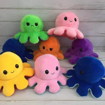 20cm Plush Toy Colorful Flip Octopus Doll Cute Figure Gift For Kid Double-sided Expression Chirstmas Decora
20cm Plush Toy Colorful Flip Octopus Doll Cute Figure Gift For Kid Double-sided Expression Chirstmas Decora