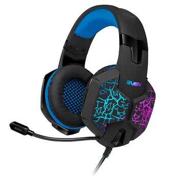 Headset Sven AP-U980MV wired, sound 7.1, 20-20000 Hz, 32 Ohm, 108 dB, USB (LED), 30-16000 Hz, -58 dB, backlit, color: black / blue
Headset Sven AP-U980MV wired, sound 7.1, 20-20000 Hz, 32 Ohm, 108 dB, USB (LED), 30-16000 Hz, -58 dB, backlit, color: black / blue