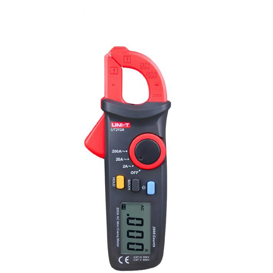 UNI-T UT210A 200A 2000 Conuts Mini LCD Electrical Professional Multifunction High Sensitivity Leakage Current Clamp Meters
UNI-T UT210A 200A 2000 Conuts Mini LCD Electrical Professional Multifunction High Sensitivity Leakage Current Clamp Meters