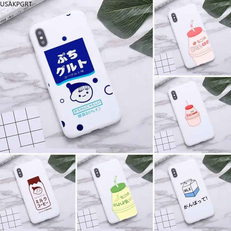 cute Japanese Korean Milk Bottle Phone Case for iPhone 11 Pro Max X XR XS 8 7 6s Plus Candy white Silicone Cases
cute Japanese Korean Milk Bottle Phone Case for iPhone 11 Pro Max X XR XS 8 7 6s Plus Candy white Silicone Cases
