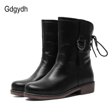 Gdgydh 2020 Autumn Women Motorcycle Boots Round Toe Punk Buckle Female Ankle Boots Lace-up Opening Casual British Women Shoes
Gdgydh 2020 Autumn Women Motorcycle Boots Round Toe Punk Buckle Female Ankle Boots Lace-up Opening Casual British Women Shoes
