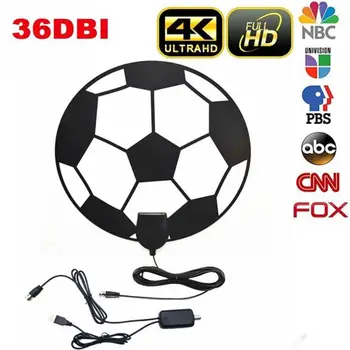1080p 4K HD TV Antenna with Signal Amplifier Small 36DBI Football Shape DVB-T2 Accessories Home Indoor HDTV 300 Miles Range
1080p 4K HD TV Antenna with Signal Amplifier Small 36DBI Football Shape DVB-T2 Accessories Home Indoor HDTV 300 Miles Range