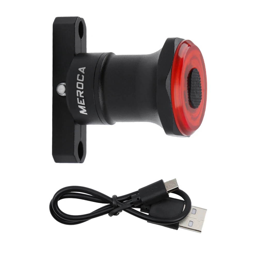 MEROCA Bicycle Smart Sensor Brake Tail Light IPX6 Waterproof USB Rechargeable Bicycle Tail Light LED Light for Night Bike Riding
MEROCA Bicycle Smart Sensor Brake Tail Light IPX6 Waterproof USB Rechargeable Bicycle Tail Light LED Light for Night Bike Riding