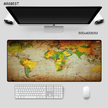 MRGBEST World Map Mouse Pad XXXL Speed-control Non-slip Nature Rubber Full Desk Mats with Locked Edge for Gamer or Office Worker
MRGBEST World Map Mouse Pad XXXL Speed-control Non-slip Nature Rubber Full Desk Mats with Locked Edge for Gamer or Office Worker