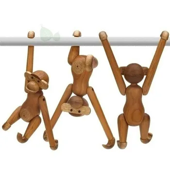 Solid Wood Danish Monkey Nordic Style Decorations Origin Animal Log Hanging Wall Monkey Home Crafts Puppet Carving Gift Ornament 
Solid Wood Danish Monkey Nordic Style Decorations Origin Animal Log Hanging Wall Monkey Home Crafts Puppet Carving Gift Ornament