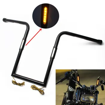 25mm Cafe Racer Motorcycle 16" High Handlebar+Amber LED Turn Signal Light Universal For Harley Chopper Bobber BOB Honda CG125
25mm Cafe Racer Motorcycle 16" High Handlebar+Amber LED Turn Signal Light Universal For Harley Chopper Bobber BOB Honda CG125