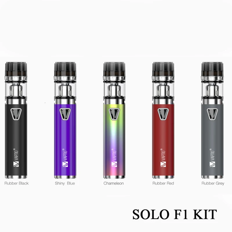 Vaptio Vape Pen Solo F1 Kit Built-in 1650mah Battery AIO 2ml Capacity 0.25ohm Dual Core with LED Indicator Electronic Cigarette
Vaptio Vape Pen Solo F1 Kit Built-in 1650mah Battery AIO 2ml Capacity 0.25ohm Dual Core with LED Indicator Electronic Cigarette