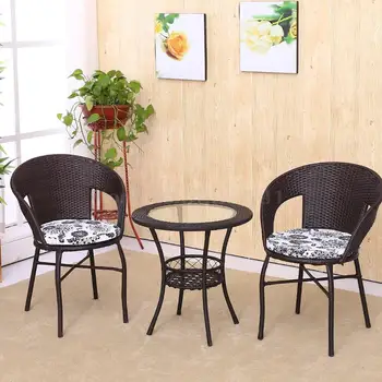 Cane Chair Tea Table Three Sets Of Living Room Chair Combination Recreational Balcony Table Chair Modern Simple Outdoor Furnitur
Cane Chair Tea Table Three Sets Of Living Room Chair Combination Recreational Balcony Table Chair Modern Simple Outdoor Furnitur