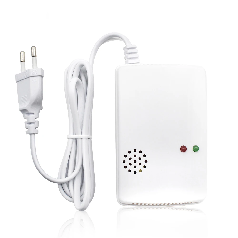 EU Plug Gas Leak Detector Sensor Combustible Propane Butane Methane Natural Gas Safety Warning Alarm System for Home
EU Plug Gas Leak Detector Sensor Combustible Propane Butane Methane Natural Gas Safety Warning Alarm System for Home