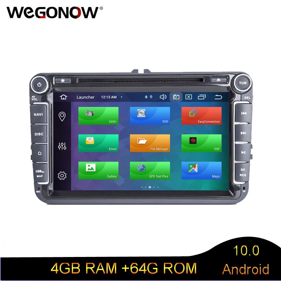 DSP 8 дюймов Android 10 0 Восьмиядерный PX5 4 Гб ОЗУ 64 ПЗУ Радио BT карта Wifi TPMS DAB +