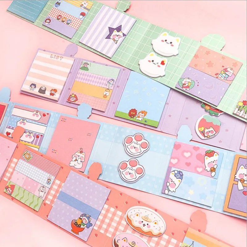 10packs wholesale Memo Post Notes 6Folding Cartoon cat Self-Adhesive 4 design Random book DIY Decoration 83*60MM
10packs wholesale Memo Post Notes 6Folding Cartoon cat Self-Adhesive 4 design Random book DIY Decoration 83*60MM