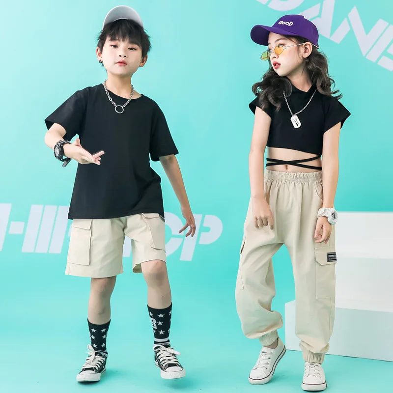 Kid Hip Hop Costumes Casual Pants Crop Top Plain T Shirt for Girls Boys Jazz Dance Costume Ballroom Dancing Clothes Dancewear
Kid Hip Hop Costumes Casual Pants Crop Top Plain T Shirt for Girls Boys Jazz Dance Costume Ballroom Dancing Clothes Dancewear