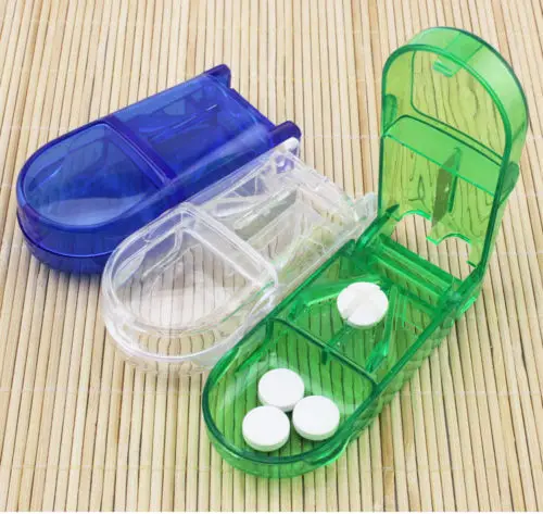 NewPortable Pill Cutter Box Convenient Storage Box Tablet Cutter Splitter Medicine Pill Holder Pill Cutter Pill box pillendoosje
NewPortable Pill Cutter Box Convenient Storage Box Tablet Cutter Splitter Medicine Pill Holder Pill Cutter Pill box pillendoosje