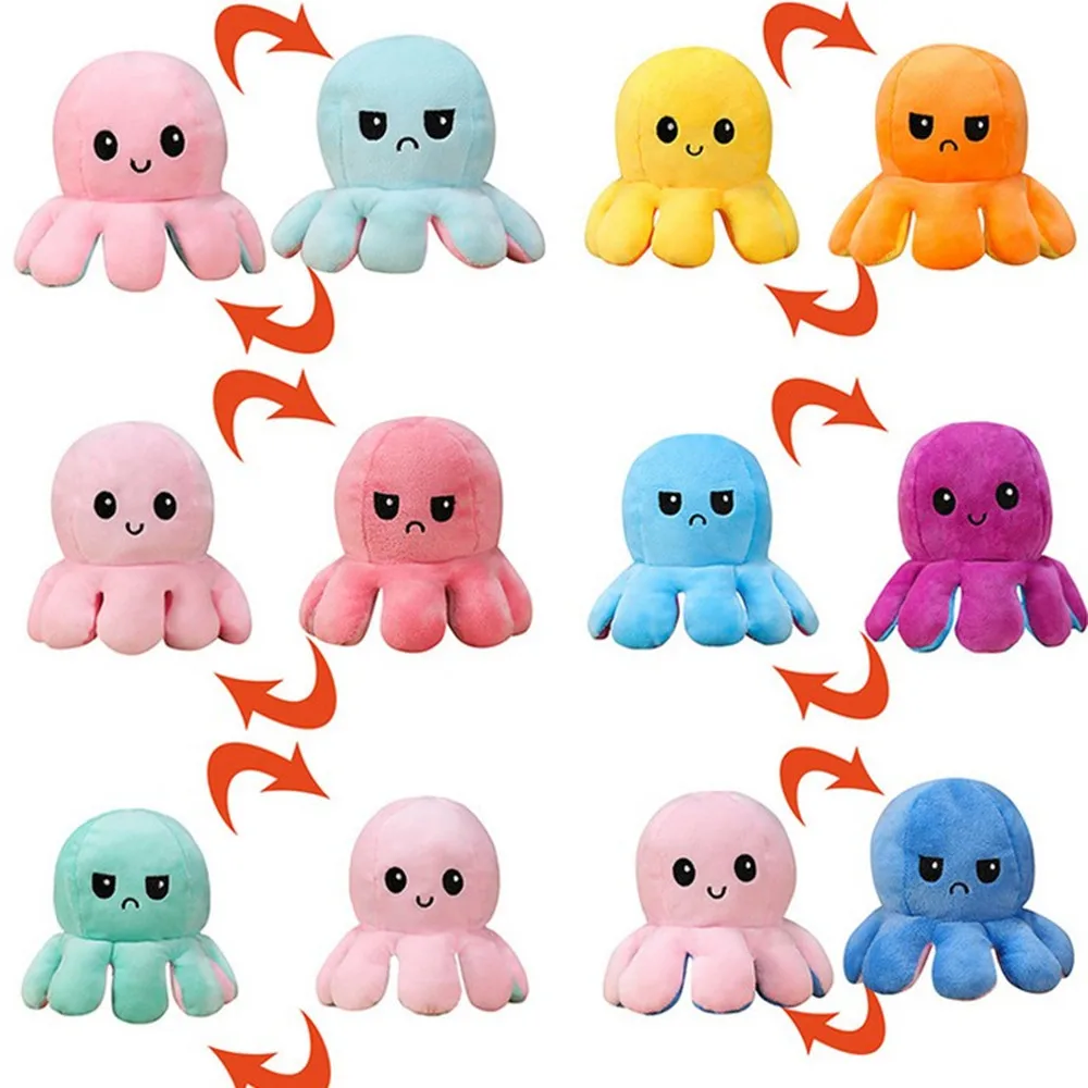 NEW Reversible Double Sided Flip Octopus Stuffed Plush Doll Soft Simulation Xmas Plush Toy Color Doll Filled Plush Child Toys
NEW Reversible Double Sided Flip Octopus Stuffed Plush Doll Soft Simulation Xmas Plush Toy Color Doll Filled Plush Child Toys
