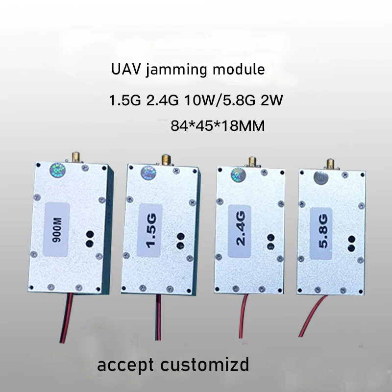 

UAV jamming module WIFI UAV jammer eviscer 1.5G 2.4G 10W 5.8G 2W Electronic Module