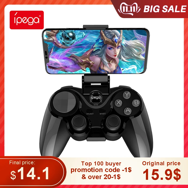ipega Gamepad Joystick PG9128 Bluetooth Gamepad Wireless Game Keyboards Game PUBG Controller IOS Andriod for phone PC PS3 TV Box
ipega Gamepad Joystick PG9128 Bluetooth Gamepad Wireless Game Keyboards Game PUBG Controller IOS Andriod for phone PC PS3 TV Box