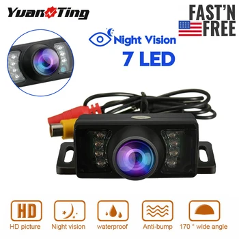 YuanTing 170 Degree Wide Angle Backup Camera Waterproof Vehicle Auto Reverse Rear View Night Vision with Parking Lines CMOS 7LED
YuanTing 170 Degree Wide Angle Backup Camera Waterproof Vehicle Auto Reverse Rear View Night Vision with Parking Lines CMOS 7LED