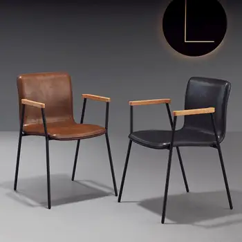 Nordic Modern Simple Back Home Dining Chair Coffee Chair Designer Leisure Armrest Iron Art Loft Office Chair Stool
Nordic Modern Simple Back Home Dining Chair Coffee Chair Designer Leisure Armrest Iron Art Loft Office Chair Stool