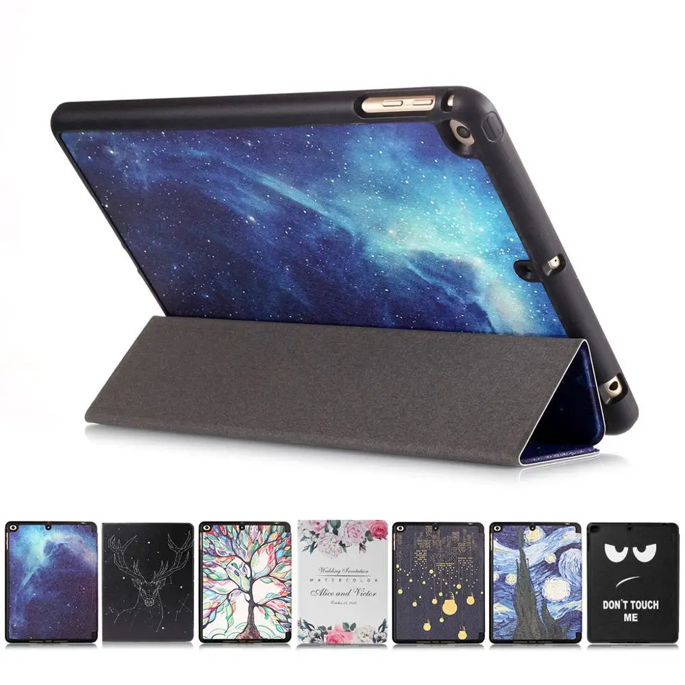 Ultra Slim Lightweight Colorful Print Smart Protective Cover Stand Tablet Case With Apple Pencil Holder For iPad 9.7" 2018 A1893
Ultra Slim Lightweight Colorful Print Smart Protective Cover Stand Tablet Case With Apple Pencil Holder For iPad 9.7" 2018 A1893