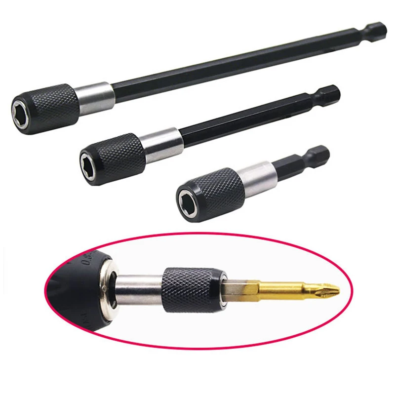 1/4 Hex Shank Electric Drill Magnetic Screwdriver Bit Holder Stainless Steel Magnetism Limit Adjustable Extension Rod durable
1/4 Hex Shank Electric Drill Magnetic Screwdriver Bit Holder Stainless Steel Magnetism Limit Adjustable Extension Rod durable