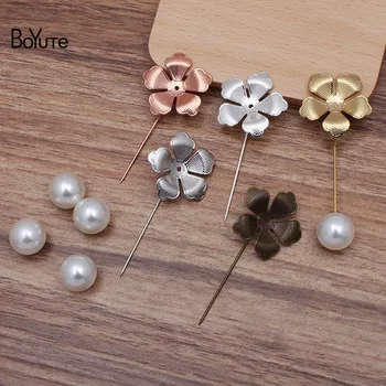 BoYuTe (20 Pieces/Lot) 30MM Metal Brass Flower Lapel Pin Base Diy Hand Made Brooch Pins Jewelry Accessories
BoYuTe (20 Pieces/Lot) 30MM Metal Brass Flower Lapel Pin Base Diy Hand Made Brooch Pins Jewelry Accessories