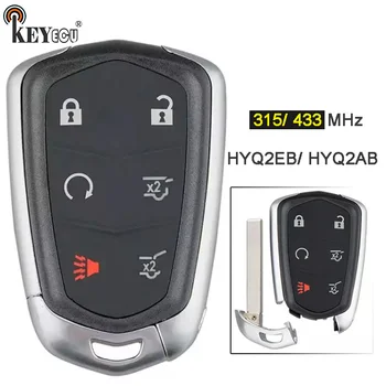 KEYECU 315MHz/ 433MHz HYQ2EB/ HYQ2AB Keyless Smart Remote Key 5+1 6 Button Remote Key Fob Escalade ESV 2015 16 17 2018 2019 2020
KEYECU 315MHz/ 433MHz HYQ2EB/ HYQ2AB Keyless Smart Remote Key 5+1 6 Button Remote Key Fob Escalade ESV 2015 16 17 2018 2019 2020
