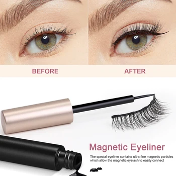 5 Pair 3D Magnetic Eyeliner Liquid False Eyelashes Set Waterproof Eyelash Extension Set Repeated Use Magnetic Fake Eyelash TSLM1
5 Pair 3D Magnetic Eyeliner Liquid False Eyelashes Set Waterproof Eyelash Extension Set Repeated Use Magnetic Fake Eyelash TSLM1