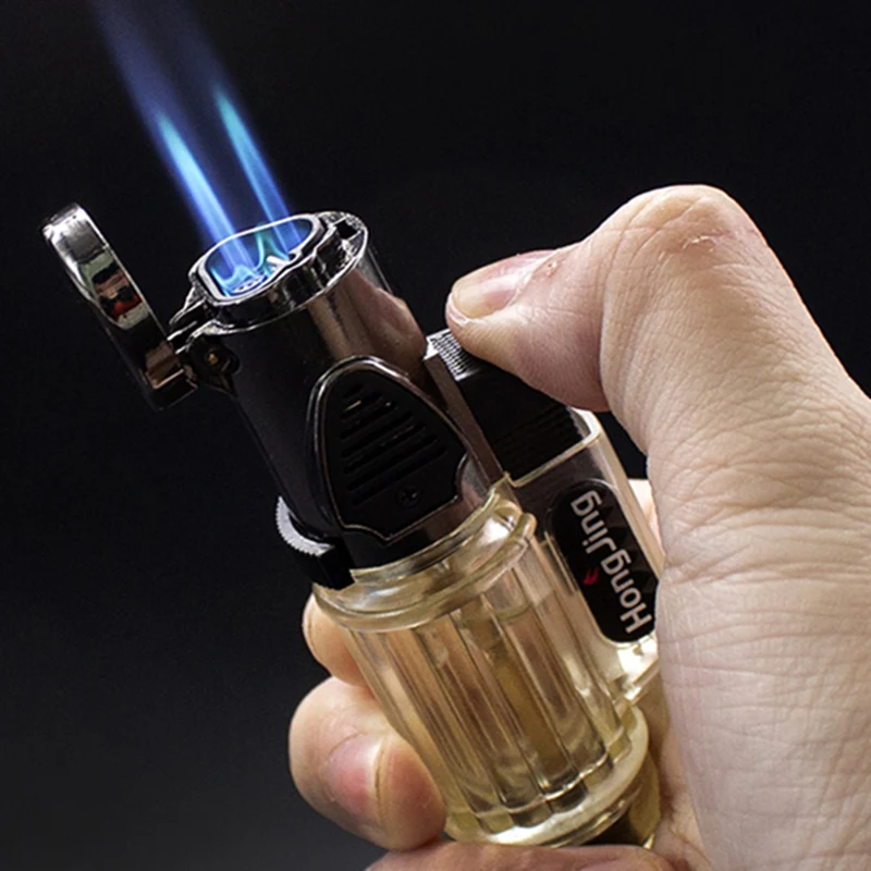 1300 C Windproof Torch Jet Turbo Gas Lighter Three Nozzles BBQ Ignition Inflatable Butane Spray Gun Cigar Cigarettes Lighters
1300 C Windproof Torch Jet Turbo Gas Lighter Three Nozzles BBQ Ignition Inflatable Butane Spray Gun Cigar Cigarettes Lighters