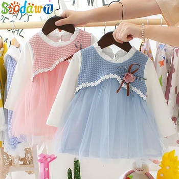 Sodawn Kids Baby Girl Dress Casual Flower Chriatmas Dress New Autumn Winter Girl Clothes Infant Baptism Princess Dresse 
Sodawn Kids Baby Girl Dress Casual Flower Chriatmas Dress New Autumn Winter Girl Clothes Infant Baptism Princess Dresse