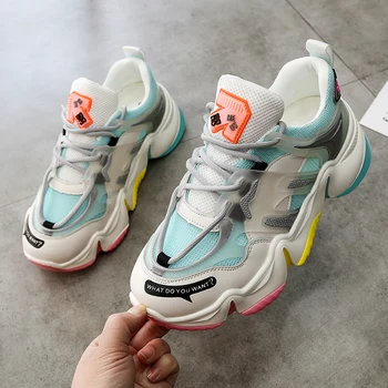 Spring/Autumn Women Sports Shoe Lace Up Womens Shoes Walking Thick Soled Running Shoes Ladies Luxury Brand Ladies Cheap Shoes
Spring/Autumn Women Sports Shoe Lace Up Womens Shoes Walking Thick Soled Running Shoes Ladies Luxury Brand Ladies Cheap Shoes