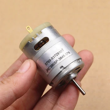 Miniature 380 DC Motor High Speed Motor for DIY Toy Models 6-12V 12500-25000 rpm Shaft Diameter 2.3mm with Small knurling
Miniature 380 DC Motor High Speed Motor for DIY Toy Models 6-12V 12500-25000 rpm Shaft Diameter 2.3mm with Small knurling